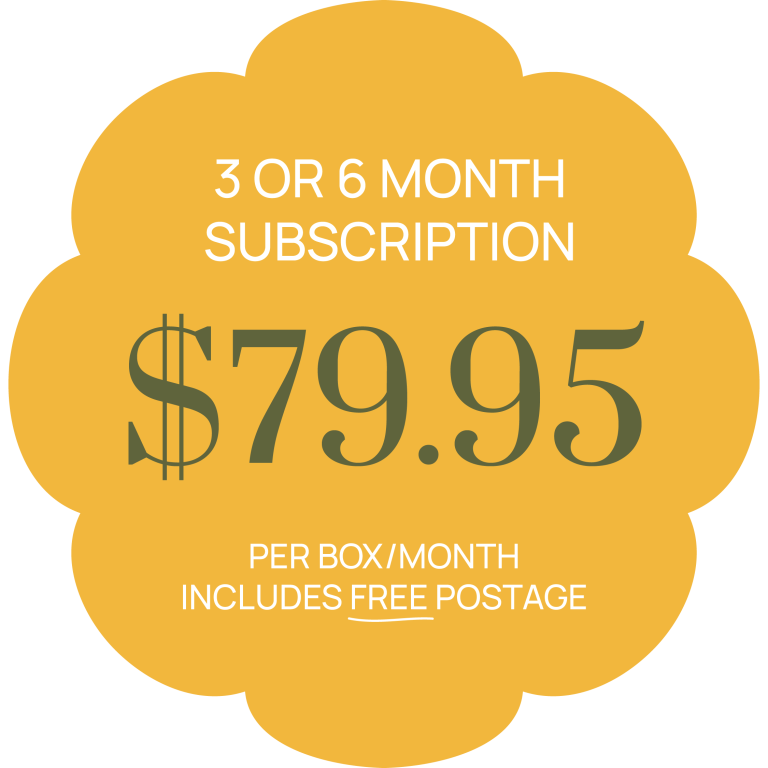 3 or 6 Month Subscription for Twelve Months of Sunshine